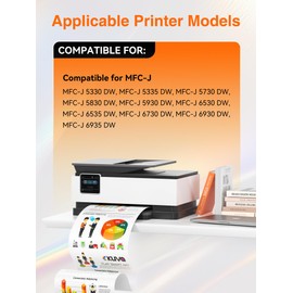 Kuva LC3219XL Patronen Kompatibel mit Brother LC3219XL LC3217 Druckerpatronen für Brother MFC-J5330DW MFC-J5335DW MFC-J5730DW MFC-J5930DW MFC-J6530DW MFC-J6930DW MFC-J6935DW