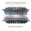 Interlock Flex Pipe, Flex Part, Flexible Pipe Exhaust, Trouser Pipe