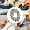 Pack of 5 Adapters for Oscillating Saw Blades, Circular Saw