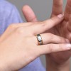 mil vientos 2 Anillos De Hombre Vikingo Runa Acero Inoxidable