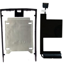 Fleshy Leaf 2.5" HDD Caddy Bracket with Left Side Hard Drive Connector Cable with Holder Tin Foil Replacement for Lenovo Thinkpad P50 P51 00UR836 DC02C007B00