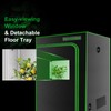 MELONFARM 4x4 Grow Tent, 48"x48"x80'' High Reflective 600D Diamond Mylar