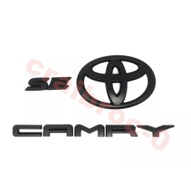 Toyota NEW !  2018-2024 Toyota CAMRY SE overlay Blackout Emblem Nameplate Badge OEM