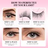 Bepholan False Eyelashes 20 Pairs Pack Natural Look 2 Styles