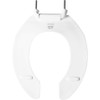 BEMIS 2055CTJ 000 Commercial Heavy Duty Open Front Toilet Seat
