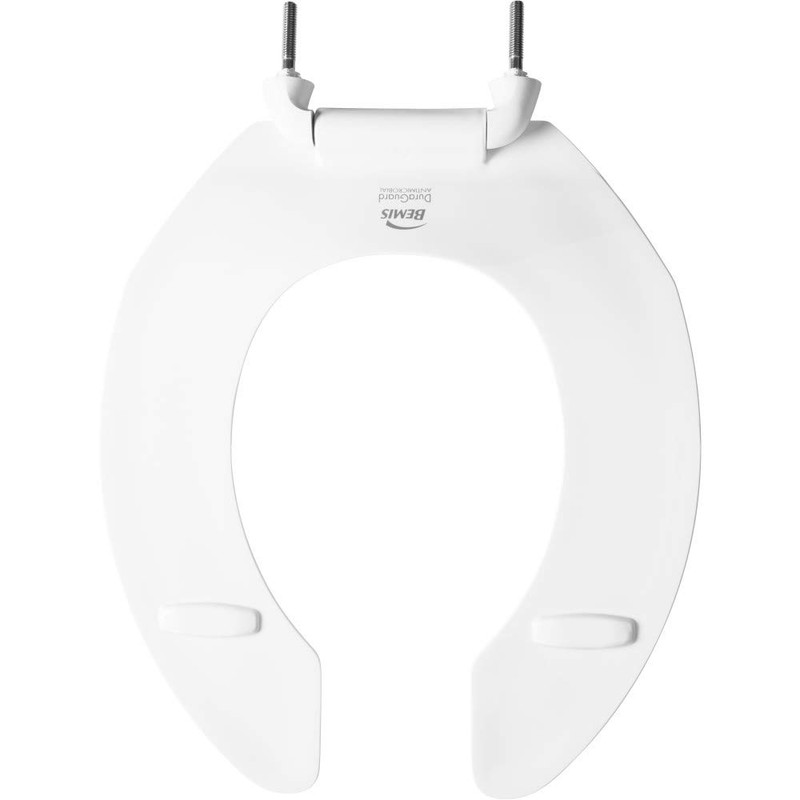 BEMIS 2055CTJ 000 Commercial Heavy Duty Open Front Toilet Seat