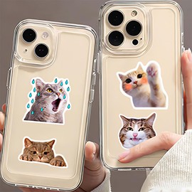 Cat Sticker Set, Cute Cat Stickers, 100 Sheets, Cat Waterproof Stickers, Cat Sticker Pack, Nyan Chan Brand Stickers, Suitable for Skateboarding, Guitars, Suitcases, Cars, Motorcycles, Helmets, Etc