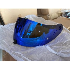 Soman T520 Tinted Visor Replacements, R1 Face Shiled Replacements Compatible with T520 ST1400 R1 UV Protection Windproof (Smoke Revo Blue)