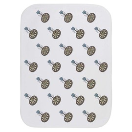 Azeeda 'Darts Bullseye Action' Baby Burp/Wash Cloth (BC00033467)
