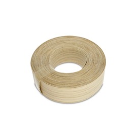 WoodPress® 40mm Wide Iron On Oak - 7.5m Roll - Pre Bonded Wood Veneer Tape for Easy Self Assembly - Covers the Edge of a Standard MDF Board