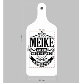 HELL'S KITCHEN Kitchen Board 26.5 x 12 x 1 cm Oiled Bamboo Chopping Board Meat, Cheese and Vegetable Chopping Board Robust and Durable Ideal for Pizza Pieces Wall Decoration