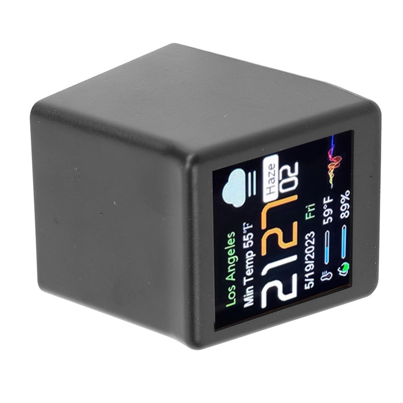 WiFi Clock with LCD Display, DIY Programming Digital Clock, Crypto