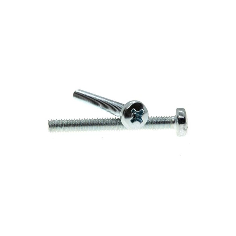 M4 (4mm x 60mm) Phillips Pan Head Machine Screws -