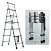 Telescopic Ladder, Folding Step Ladder, Retractable Aluminum Ladder Multi-Position, Adjustable