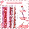 SETRUE 48 PCS Valentines Wood Pencils with Eraser, Bulk for