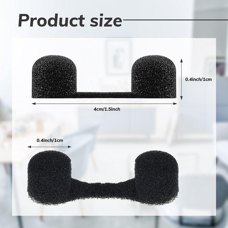 Tondiamo 100 Pieces Nose Plug Filter Disposable Nose Filter Sponge