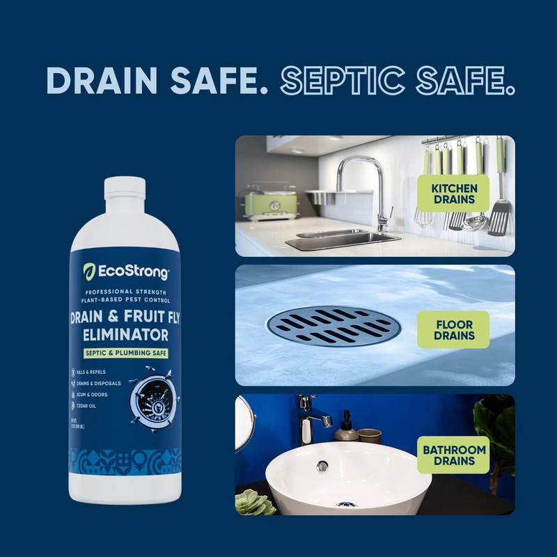 Fruit Fly Drain Treatment | Drain Fly Eliminator | Eliminates