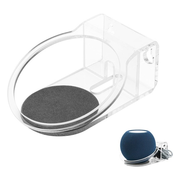 BCDHAMATE for HomePod Mini Wall Mount Acrylic Apple Smart Speaker
