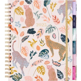 2025 Eccolo Large Spiral Agenda Planner, Hardcover, Weekly & Monthly Pages, 12 Month, Art + Quotes (Extra Large - 9" x 10.5")