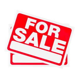 Nicear 5 Pcs For Sale Signs For Vehicles Or House High Tack With For Sale Sign Ideal For Business Shops Advertising Commercial Stores Car And Auto Sales