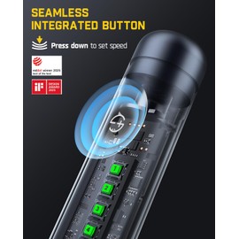 Fanttik F2 Master Mini Cordless Rotary Tool Kit, NeoPulse Motor, 5 Variable Speed, 25000 RPM, Revostor Hub, 35 Accessories, for 3D Printer Sanding, Polishing, Drilling, Carving, DIY Crafts