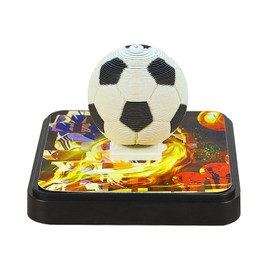 SIWEME 3D Art Calendar Memo Pad 2025,Creative Time Piece Calendar 2025 Desk Calendar,Football Tear Away Paper Carving Calendar 3D Memo Pad Art Notepad DIY Christmas Gift