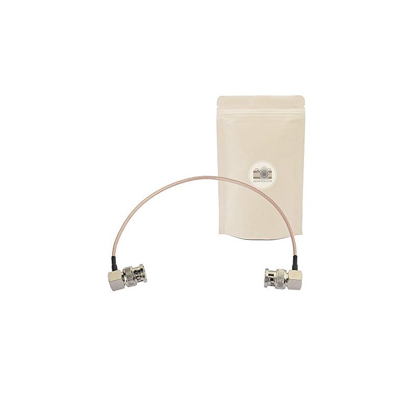 1 x Cable 3G SDI 30cm Angle 90°90° RG179 Support