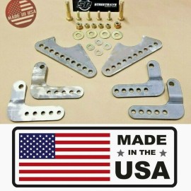 StreetRays [Originals] [SR] Coil Over Shock Mount Kit Universal Lower Adjustable Kit Up to 3" Axle Tube