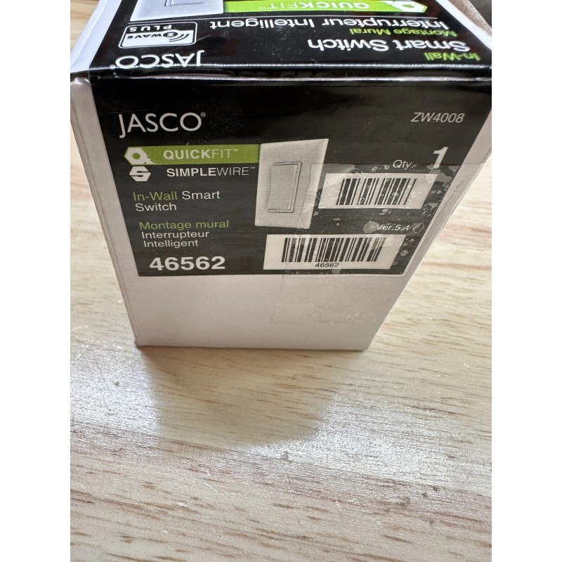 Jasco Smart Switch Wave Plus 46562 Interrupter Intelligent White Or