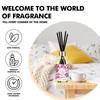 Xcleen Escape Reed Diffuser Set, 6.7 Oz Large Bottle Scent