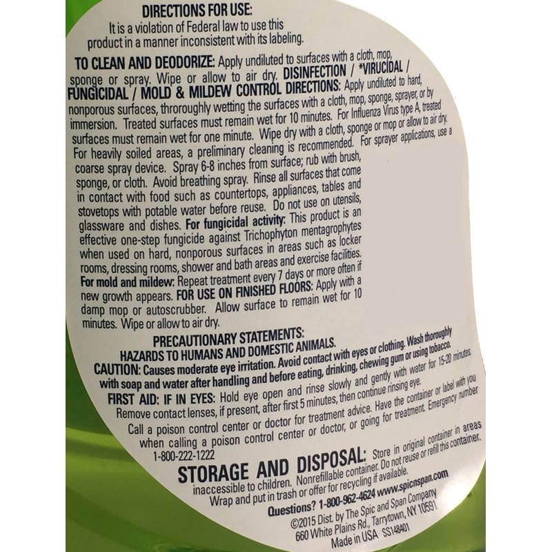 Spic and Span Antibacterial Cleaner Refills 2 PACK - 28