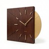 Driini Clocks Mid Century Modern Wall Clock - Square Wood