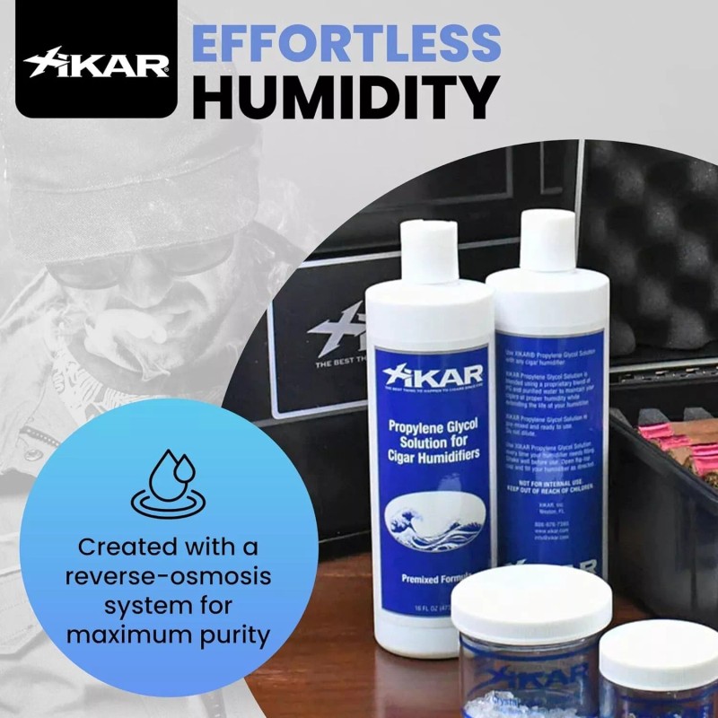 Xikar Cigar Humidor PG Solution for Humidification
