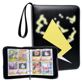 youshangding Trading Card Binder with Sleeves, 400 Pockets Card Holder Album with 50 Sleeves, Card Collector Album with Zipper Carrying Case