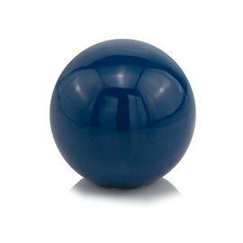 Modern Day Accents 4484 Bola Classic Blue Sphere, Aluminum, Filler, Orbs Decorative Balls, Tabletop Modern Wall Decor, Decorative Balls for Centerpiece Bowls, Home Office, Home Decor, 4-inch Ball