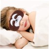 Healeved 2pcs Cute Animal Sleep Masks for Soft Plush Cartoon