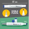J.H. Comapny Set 36 Plumones Profesional Doble Punta Pantone Rotulador
