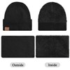 heekpek Hat Scarf and Gloves set For Winter Knitted Beanie