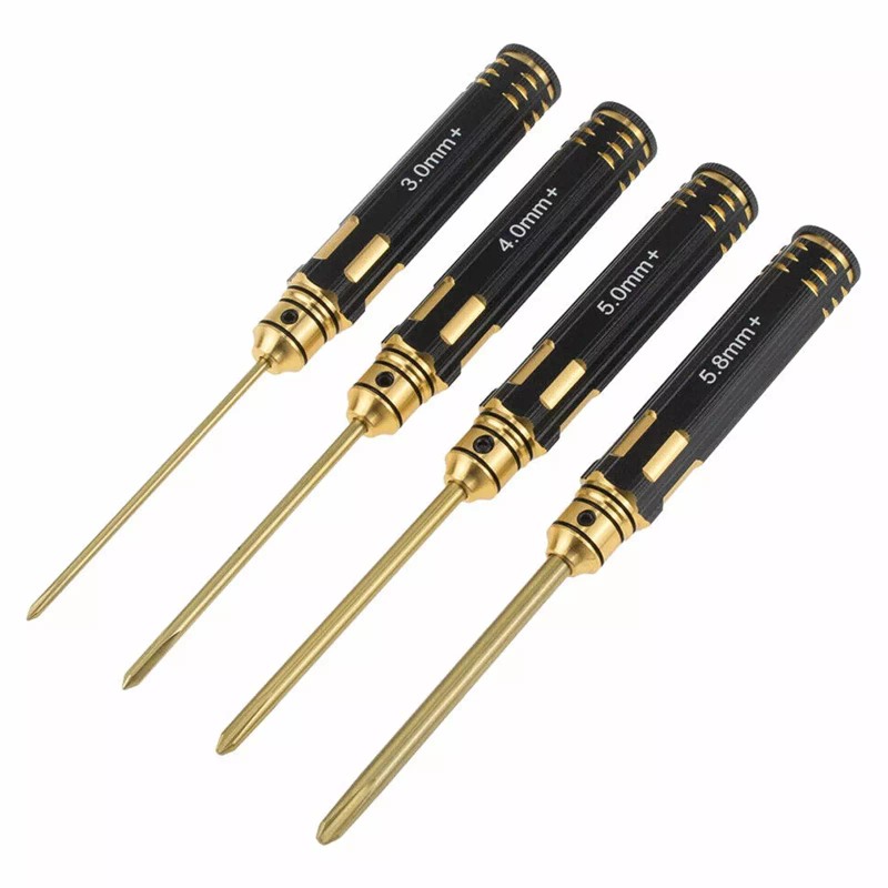 Buddy RC Phillips-Head Screwdriver Set Titanium Nitride Coated Repair Tools