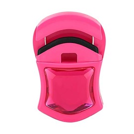 Rizador de Pestañas, 3 Colores Sin Dolor Diseño Herramientas de Maquillaje, Herramienta para Rizar las Pestañas con Mango de Plástico Profesional Lash Curler(Rosa roja)