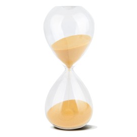 Hourglass, HoveBeaty Hand-Blown Sand Timer Set for Time Management 15 Minutes Durable Glass Construction (15 min, Champagne)
