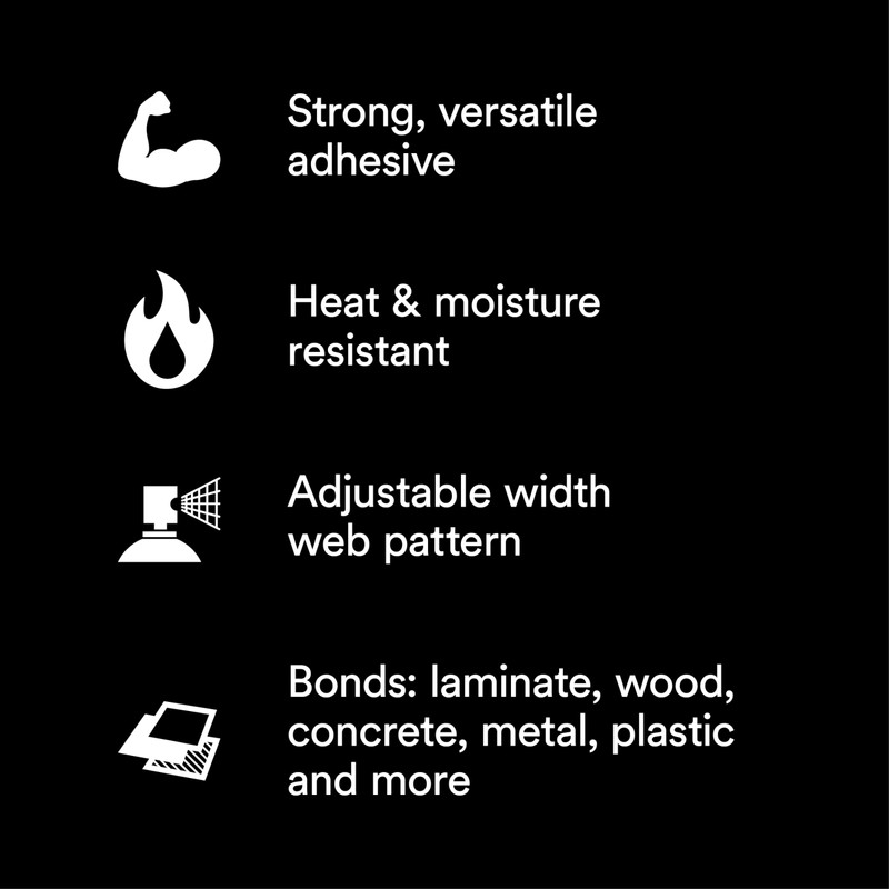 3M 3M Hi-Strength 90 CA Spray Adhesive, Low VOC, Permanent,