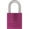 ABUS 100871 Hardened Steel Padlock Aluminium 72LL/40 Pink Love Bow