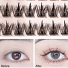 KASESSS 120 Pcs Wimpern Extensions, Natürlich Cluster Lashes, Selbstklebende Wimpern