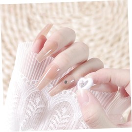 Baluue 15Pcs Plush Heart Nail Decor Cute Mini Plush Nail Art Decorations for Women for DIY Manicure Vibrant Colors for Party Use