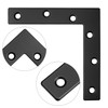 QWORK Flat L Brackets for Wood, 8 Pack Heavy Duty