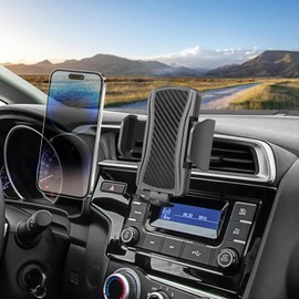 YIXKTUKEKE Car Phone Mount for Honda Fit 2015-2020 Phone Holder Navigation，Fit for Cellphone Mobile Cradle Auto Accessories Bracket Anti-Shake，360 Degree Rotation，Compatible for All Cell Phones