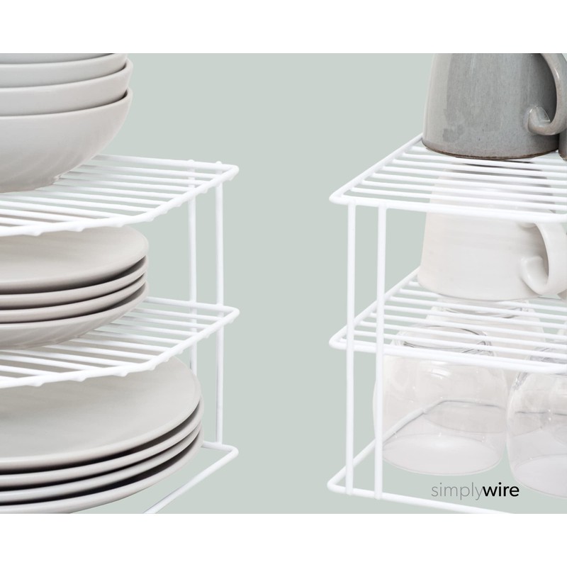 simplywire – 3 Tier Plate Racks – Pack of 2