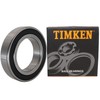 2PACK TIMKEN 6009-2RS Double Rubber Seal Bearings 45x75x16mm, Pre-Lubricated and