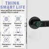 Fingerprint Smart Door Lock, Keyless Entry Door Knob with APP/Backup